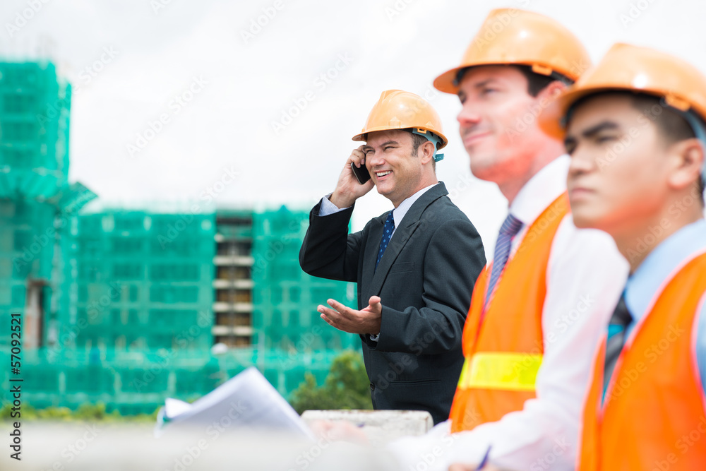 On the phone On the phone
