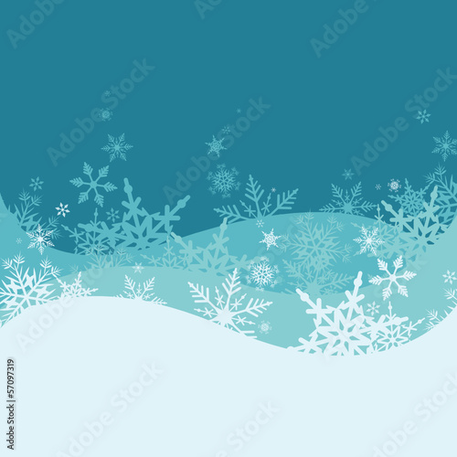 Fond Noël > Flocon bleu