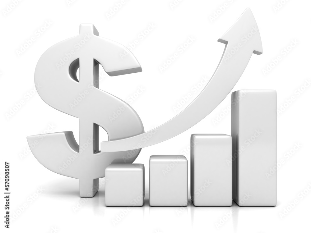 dollar financial success bar chart graph growing up arrow dollar financial success bar chart graph growing up arrow
