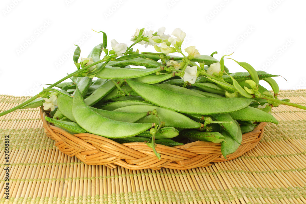valor papdi closeup with plant part valor papdi closeup with plant part