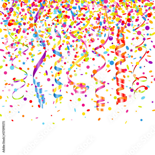 7 Streamers & Confetti Stars Color Mix