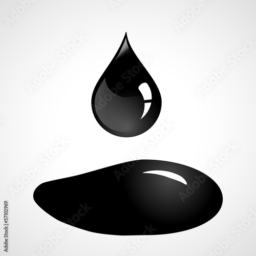 Oil drop and spill