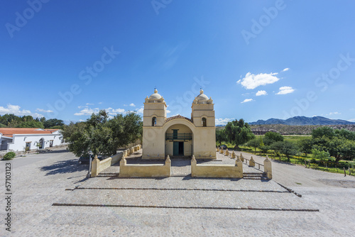 Molinos church on Route 40 in Salta, Argentina.