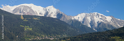 Mont Blanc and Domes de Miage