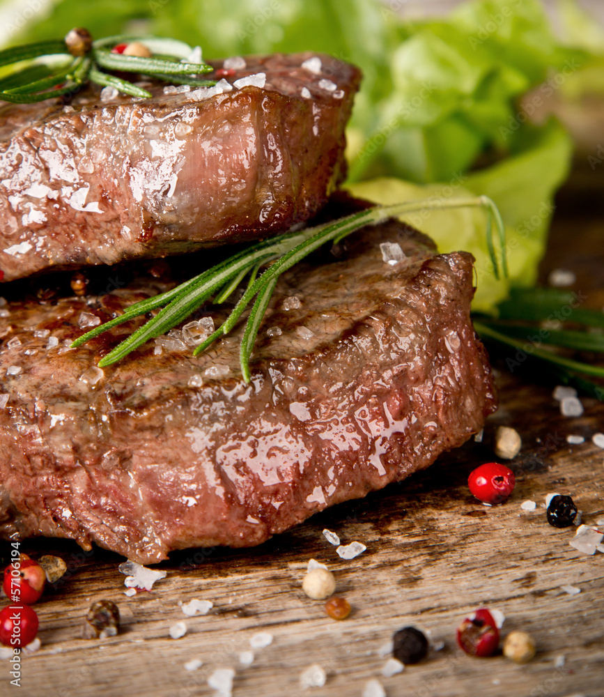 Beef steaks