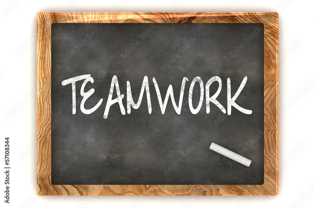 Obraz premium Blackboard Teamwork