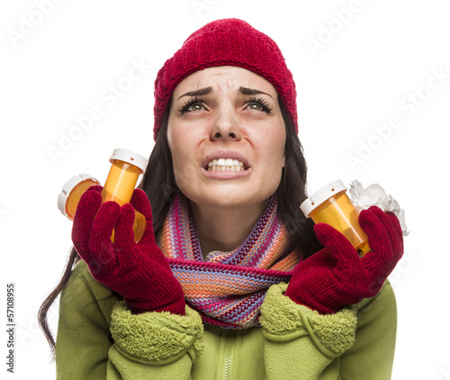 Sick Mixed Race Woman with ...