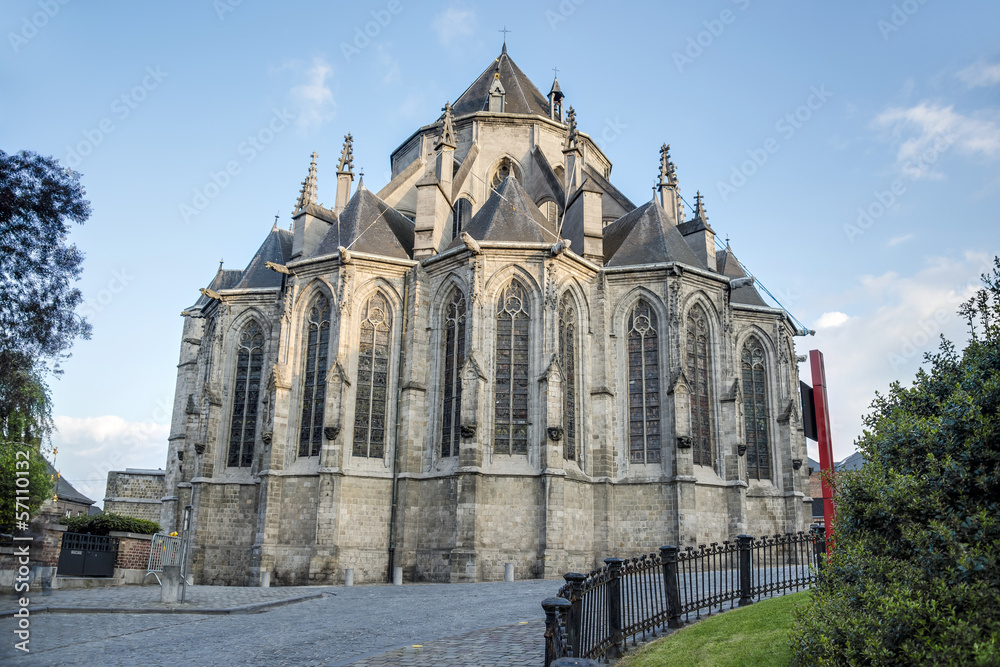 Saint Waltrude church in Mons, Belgium. Saint Waltrude church in Mons, Belgium.