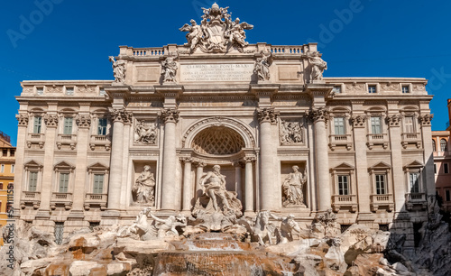 Trevi Fountain (Fontana di Trevi) in Rome, Italy