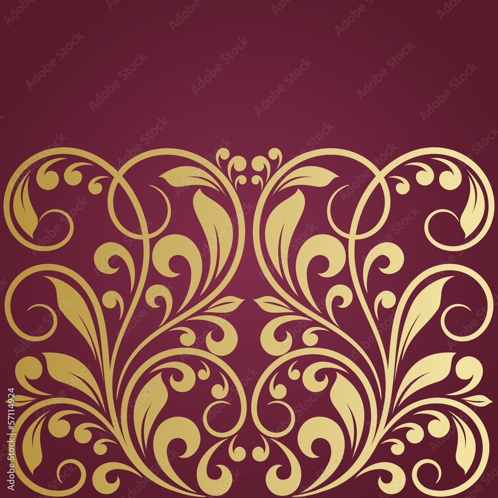 Floral greeting card Floral greeting card