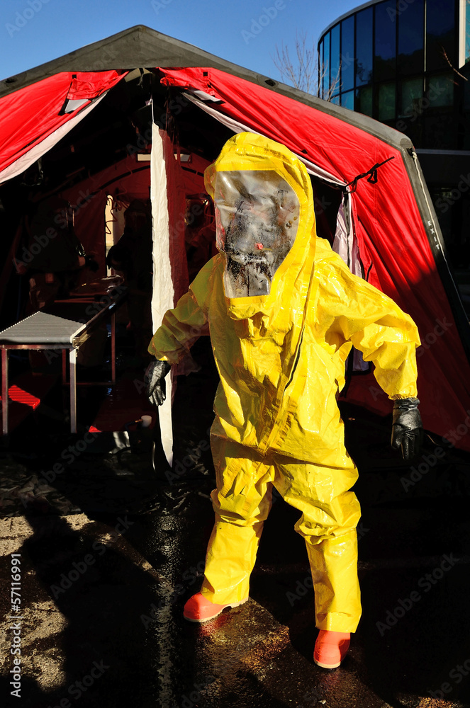 Obraz premium ER Haz Mat