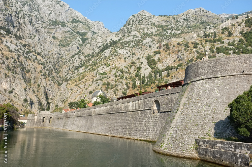 Fortification of Kotor Old Town, Montenegro