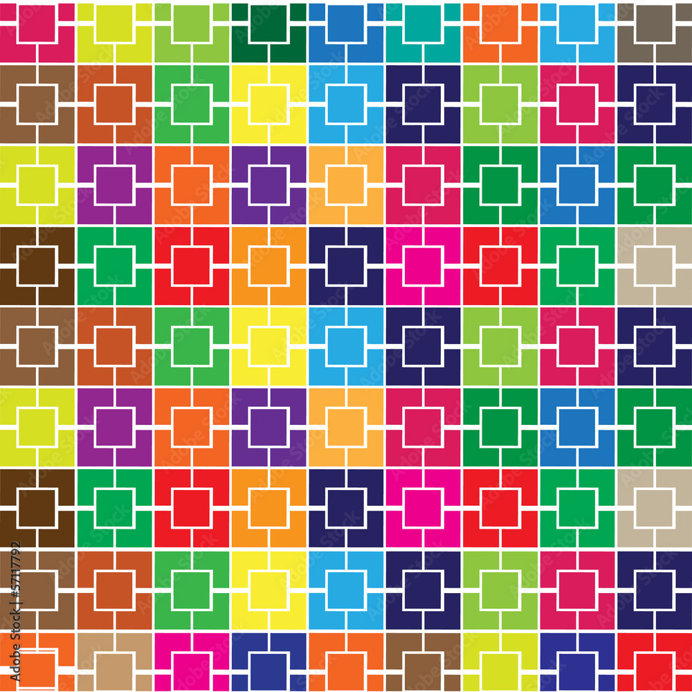 Fototapeta premium Colorful box pattern.