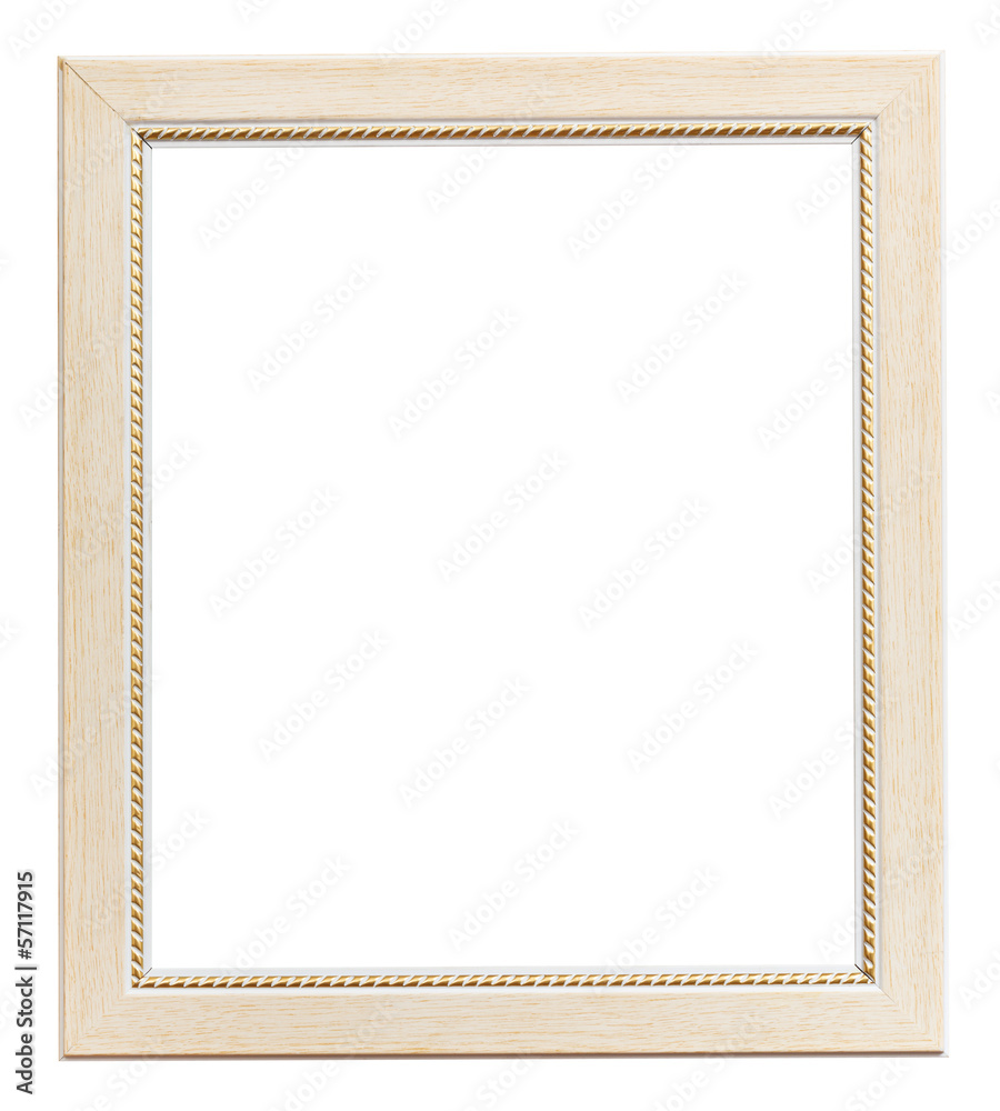 white flat vertical picture frame