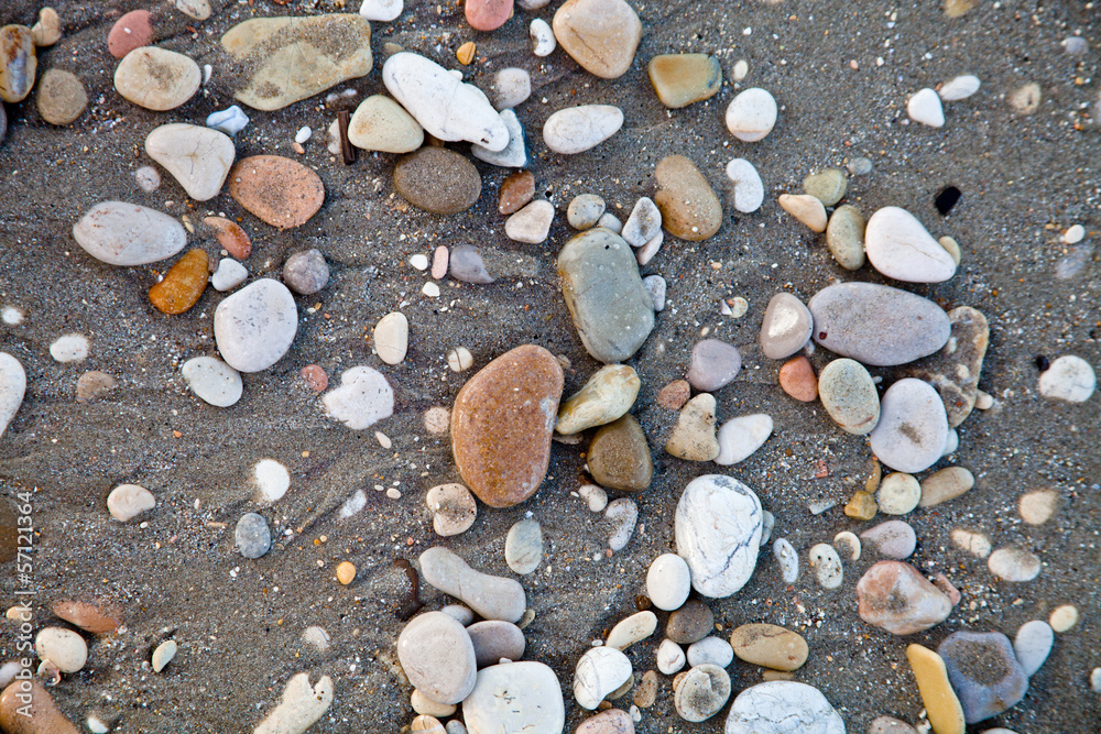 round colored sea pebbles round colored sea pebbles