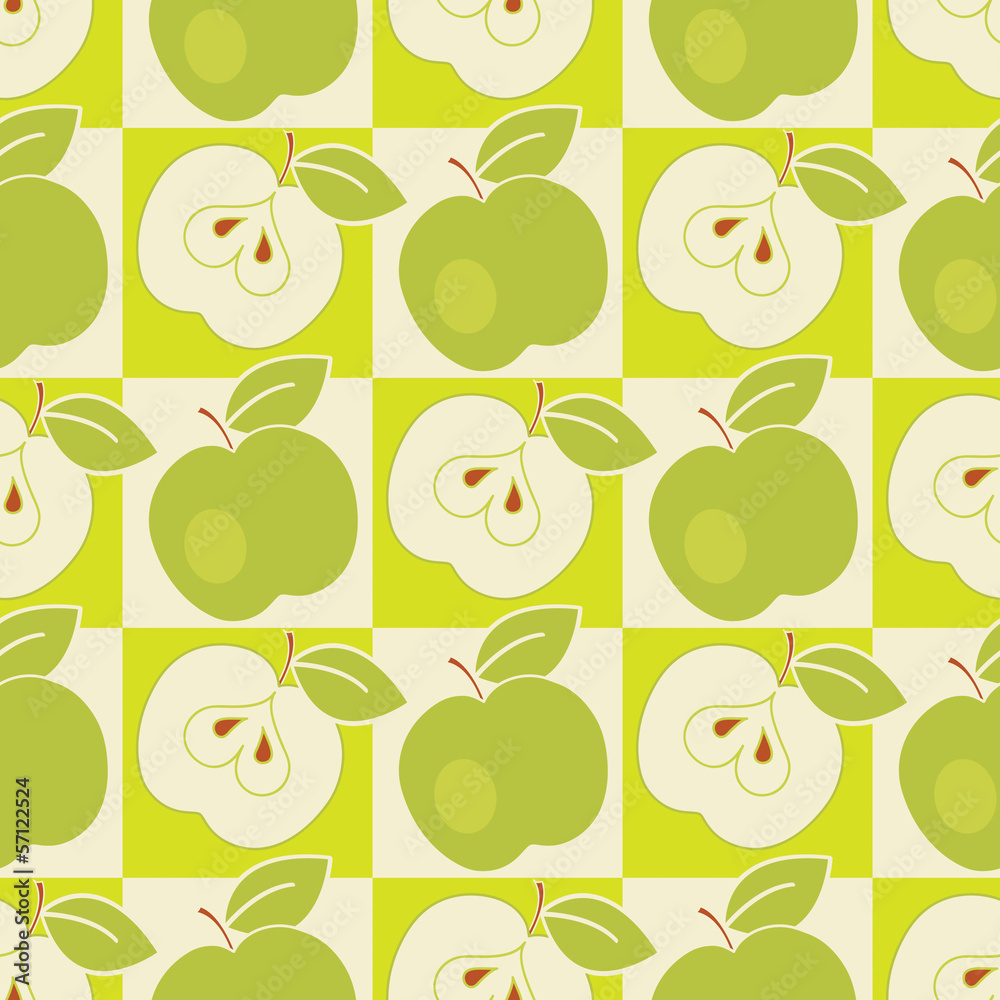Apple seamless pattern Apple seamless pattern