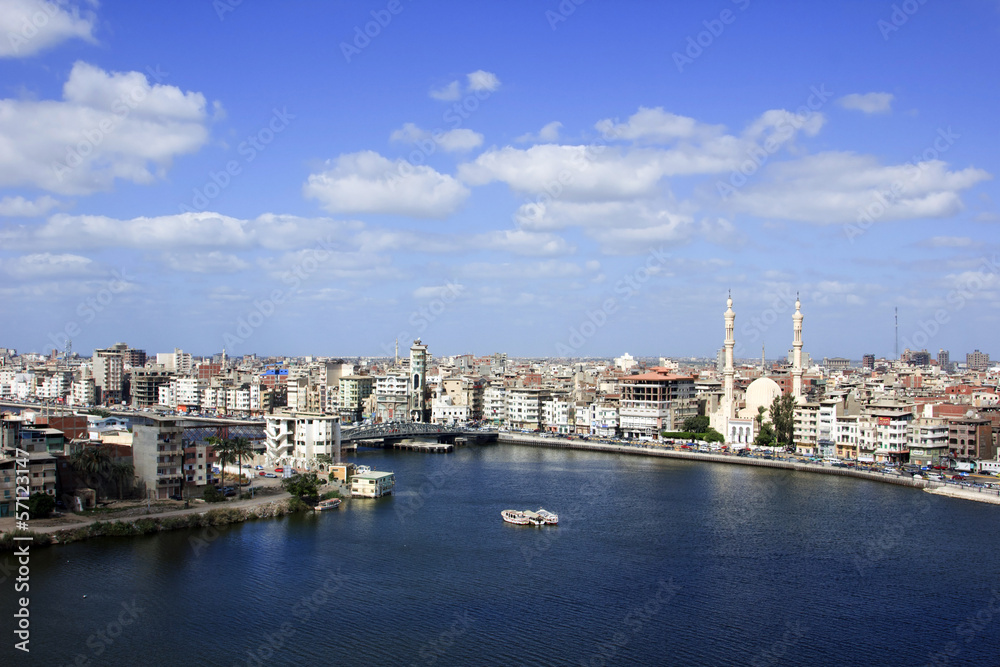 Damietta town north of Egypt,Estuary of the river Nile