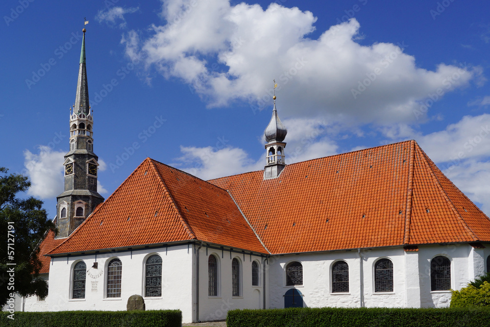 Obraz premium St. Jürgen Kirche in HEIDE ( Schleswig-Holstein )