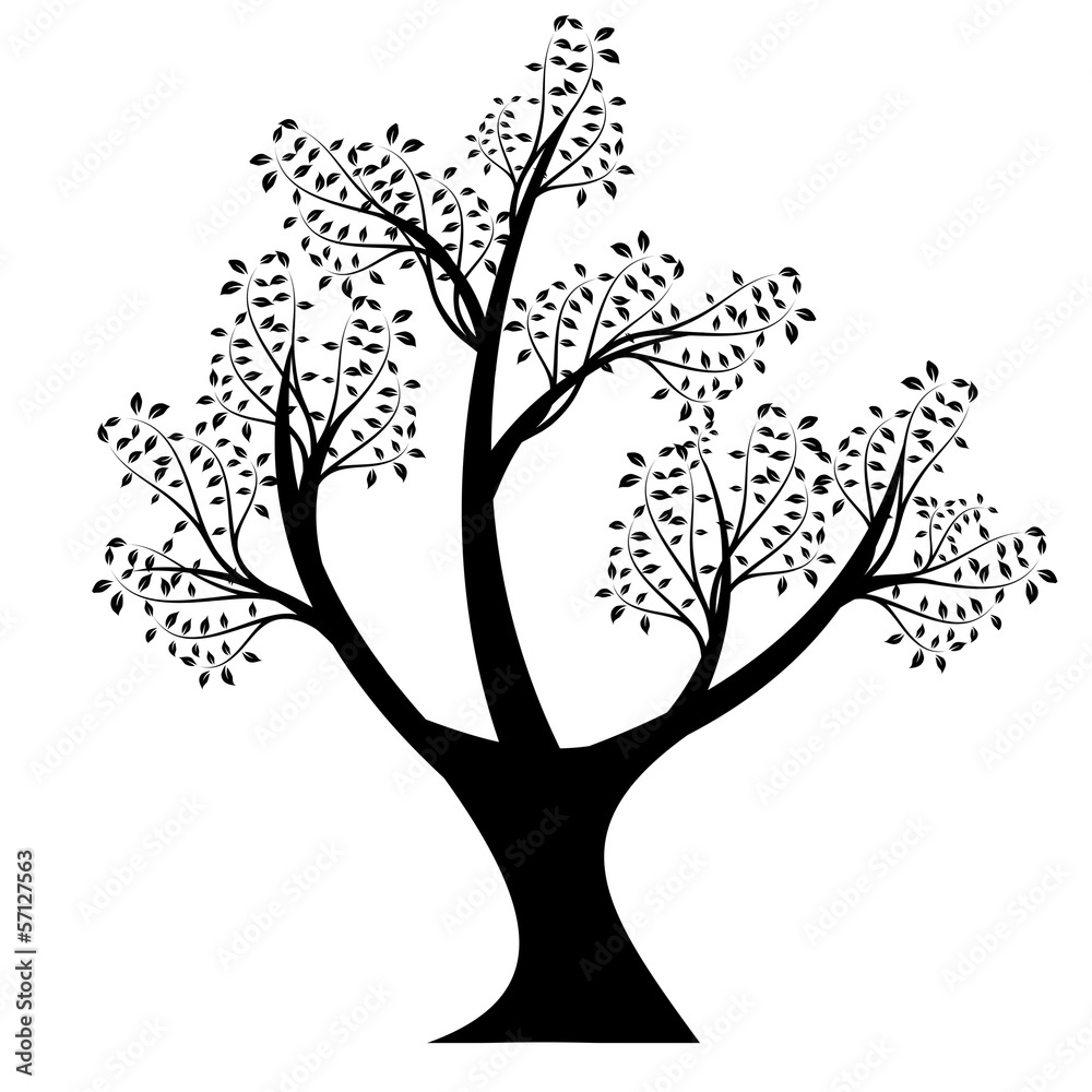 art tree silhouette