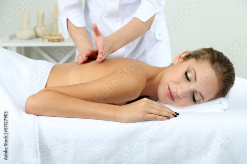 Beautiful young woman havin...