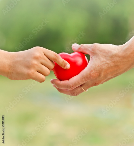Tableau sur toile Mother's love - selfless giving of oneself