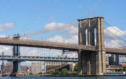 New York City. Brooklyn Bridge and East River © jovannig