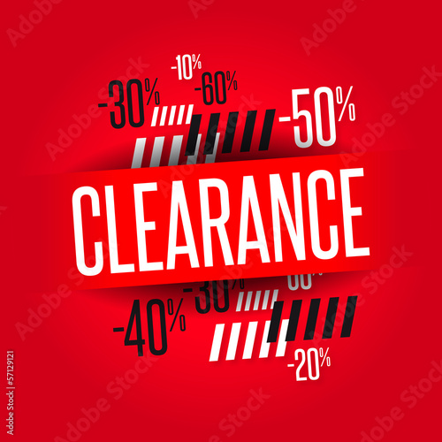 Clearance sale