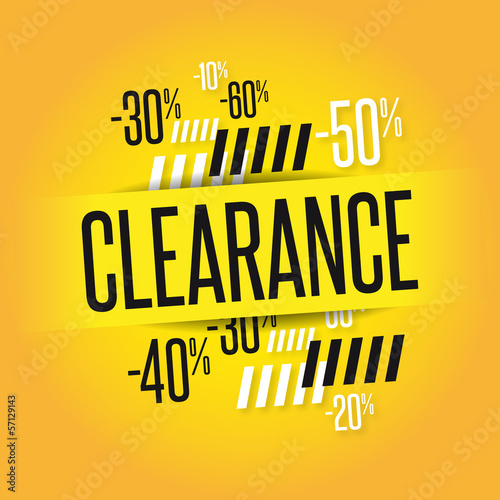 Clearance sale