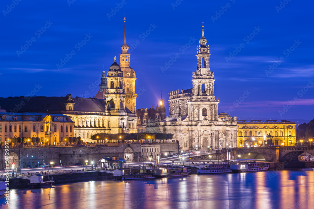 Dresden, Germany on the Elbe River