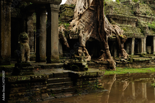 Photo angkor - prheah khan temple, the ruins