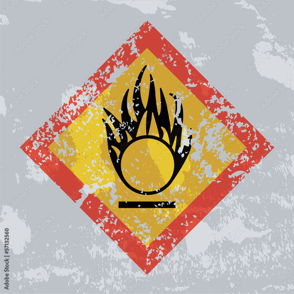 Oxidizer grunge sign. Stock Vector | Adobe Stock