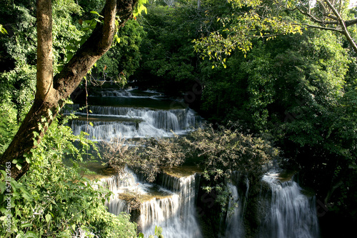 Stream of Waterfall lash down