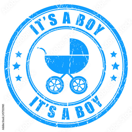 It's a boy stamp