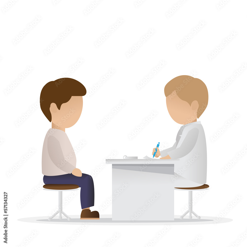 Medical Examination - Isolated On White Background Medical Examination - Isolated On White Background