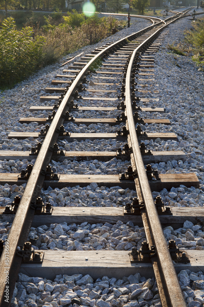 Fototapeta premium old railway