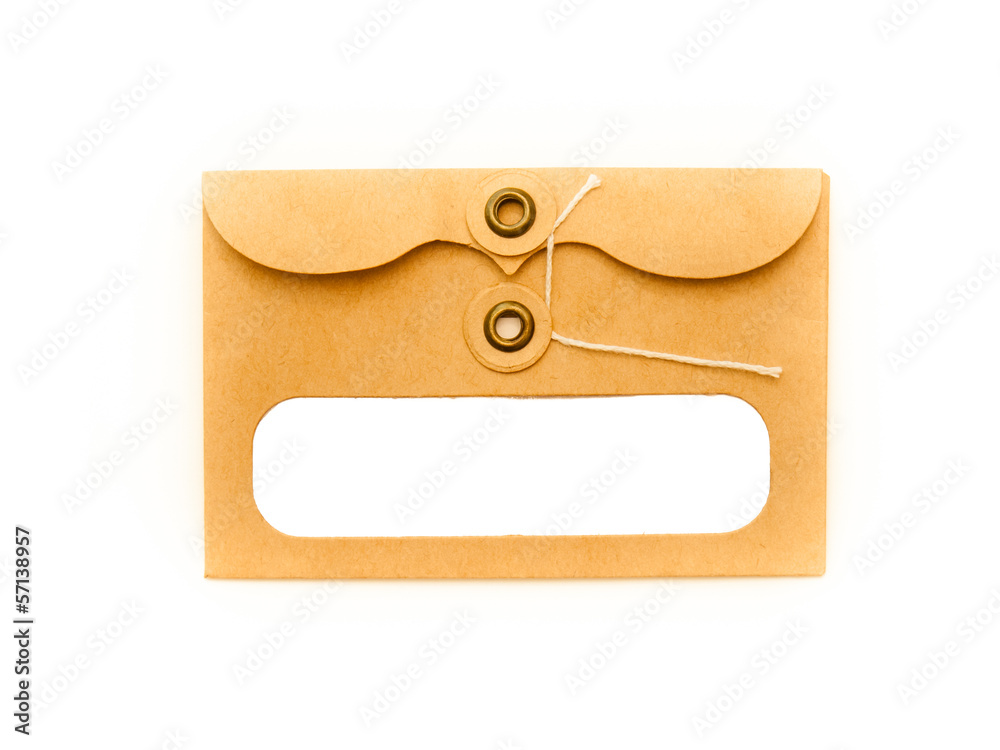 string and button envelope string and button envelope