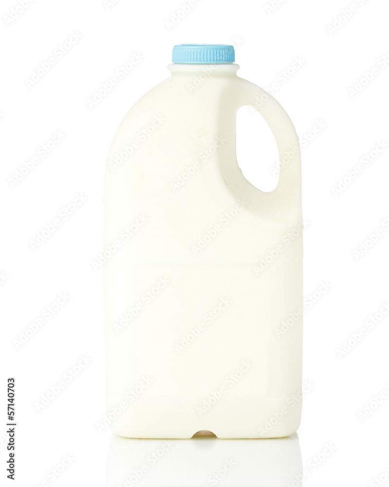 Bottle with milk isolated on white background Bottle with milk isolated on white background