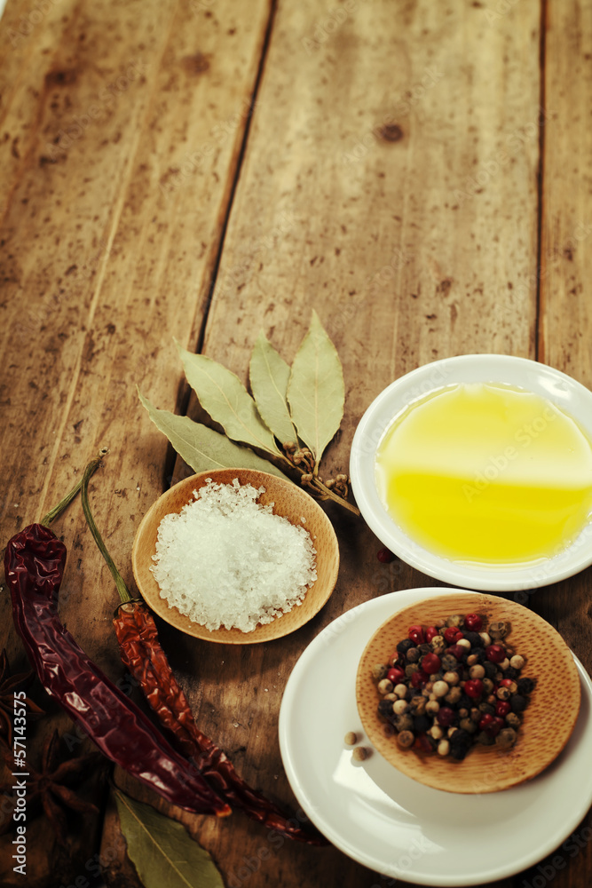Olive Oil and Spices