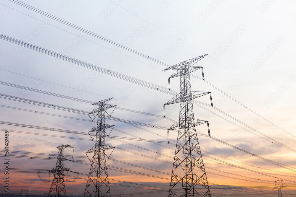 Power pylons Power pylons