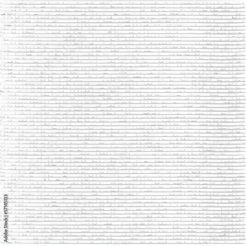 Vector background - white texture, brick wall