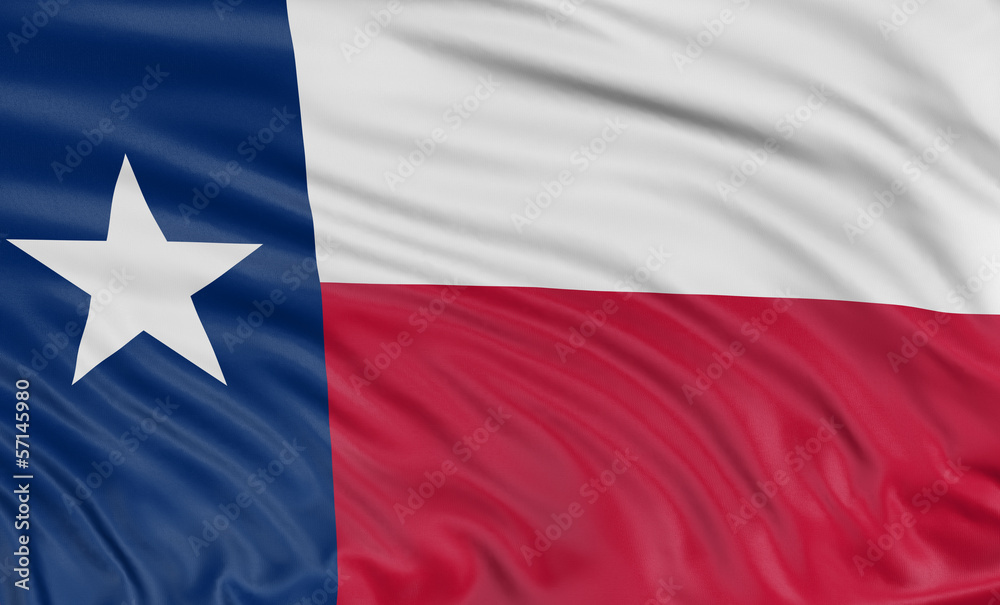 Fototapeta premium 3D Texas Flag