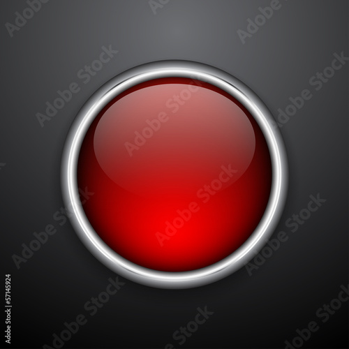 Free Download Glossy web button. Vector illustration - GFXLoad