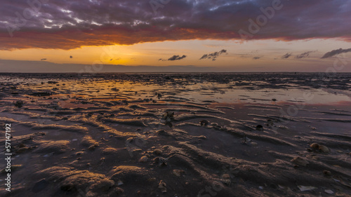 Sonnenuntergang Wattenmeer