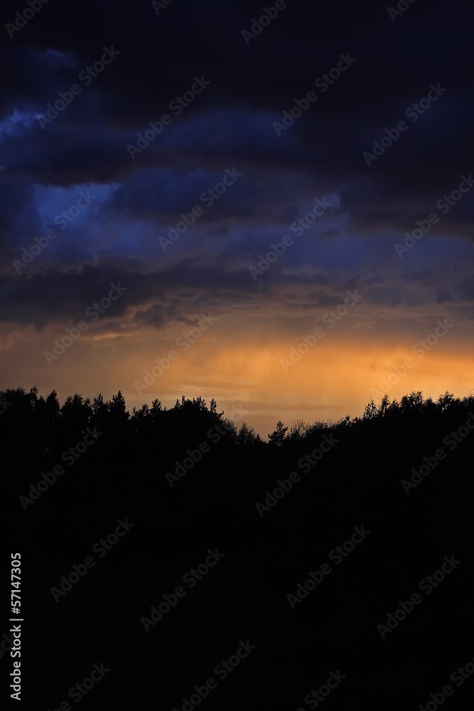 Obraz premium sunset color