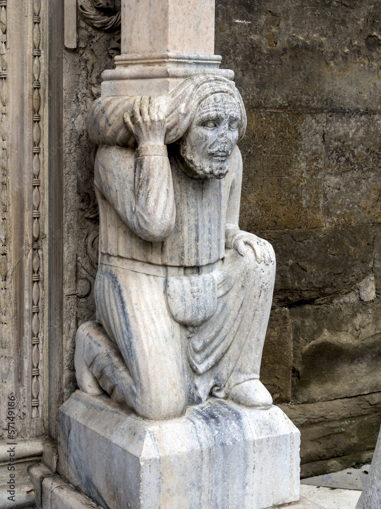 Column from Basilica Santa Maria Maggiore in Bergamo, Italy.