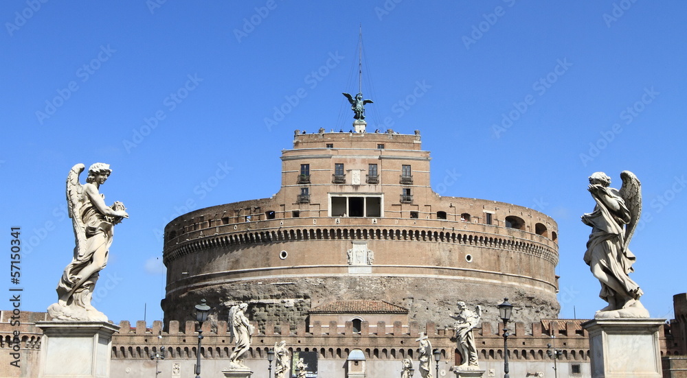 ancient castle in Roma, Italy
