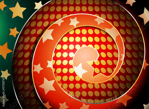 Colorful spiral shaped abstract background