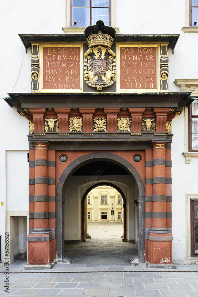 Fototapeta premium Schweizertor in der Wiener Hofburg