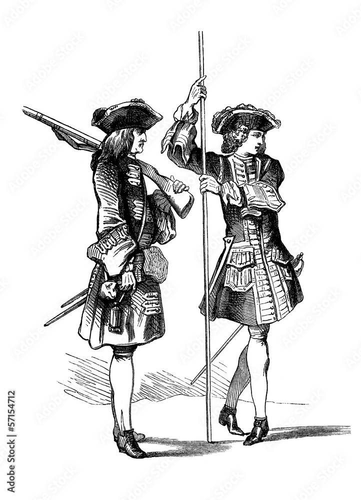 Fototapeta premium Militaria : Infantry - 18th century