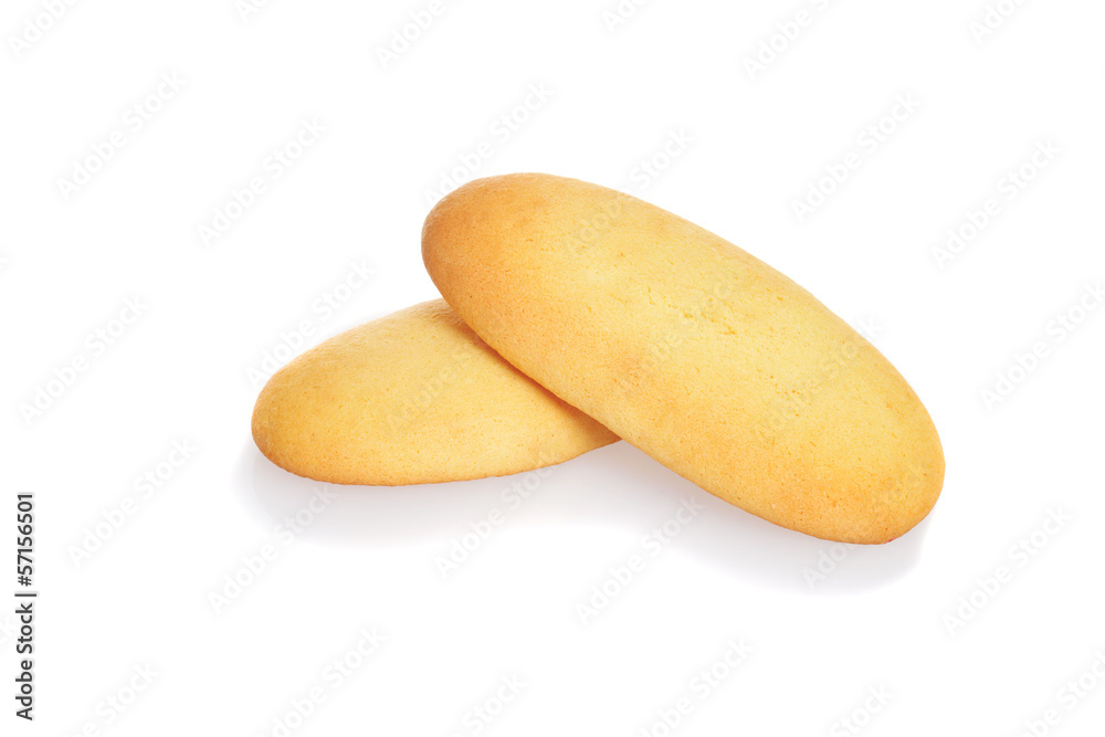 Obraz premium two giant lady finger cookies